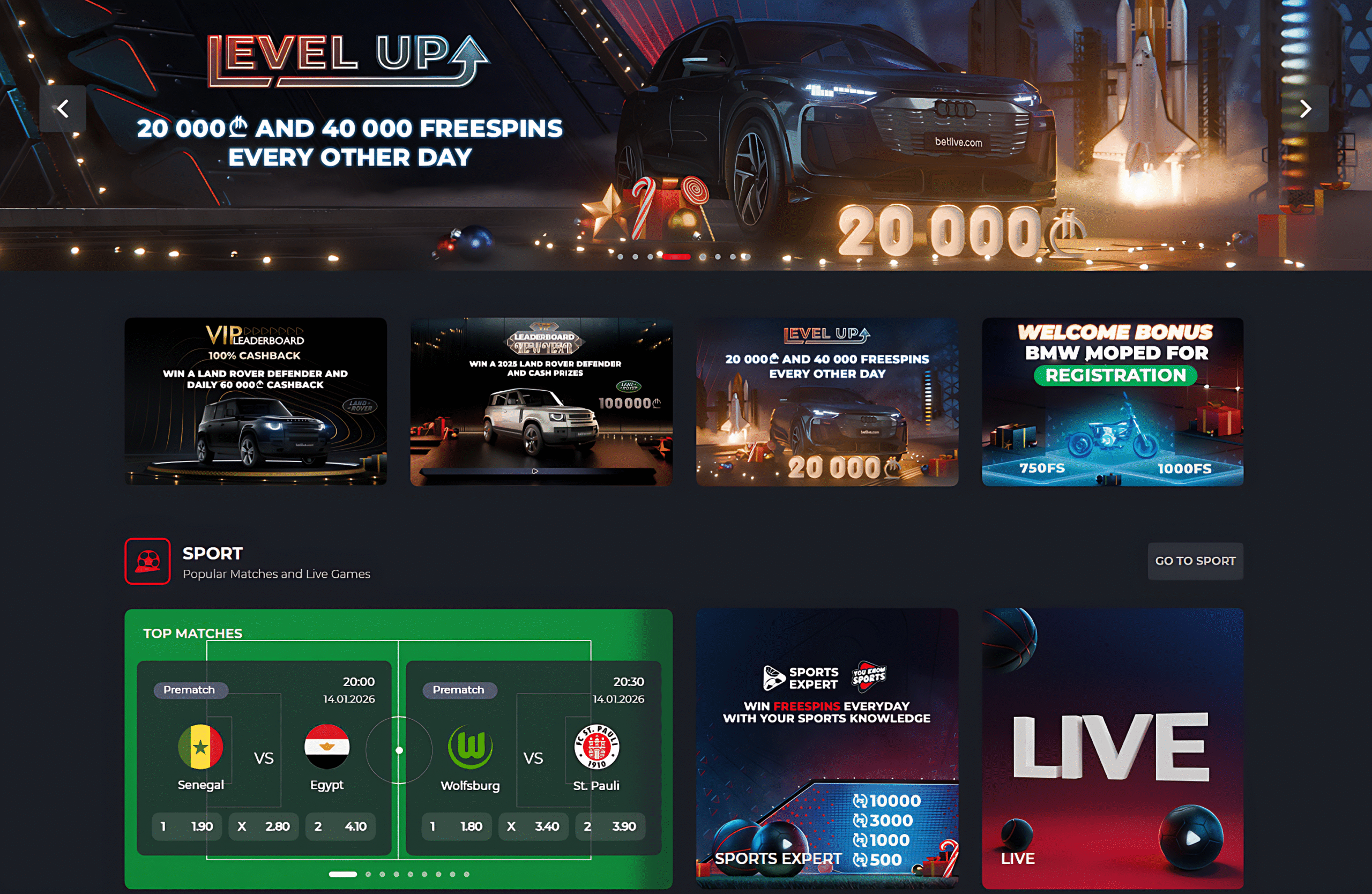 betlive - Pregled igara i dostupnih bonusa